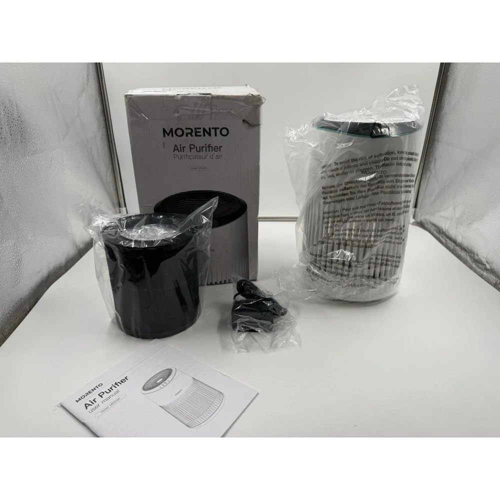 MORENTO Air Purifiers for Home, Air Purifier for Smoke Pet Dander Odors with ...